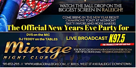 The Official New Years Eve Extravaganza for K-97.5 LIVE Broadcast primary image