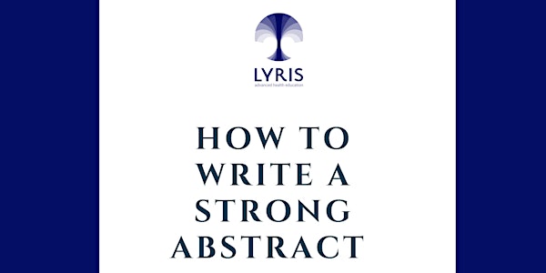 How to write a strong abstract