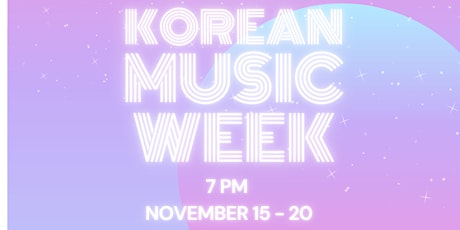 [Korea Week 6]  K POP Night primary image
