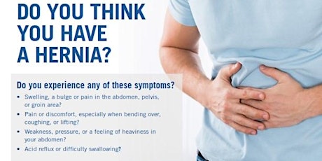 Free Hernia Screenings in New Castle and Hermitage, PA primary image