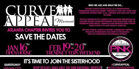 Curve Appeal Atlanta OPEN HOUSE, FOCA MODEL CALL, MIXER & CELEBRATION primary image