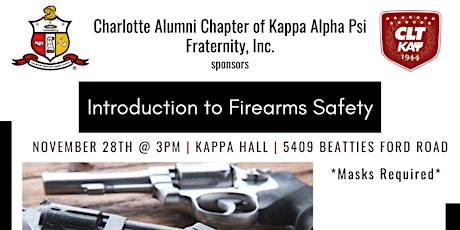 Charlotte Alumni Kappas - Introduction to Firearms Safety with Mike Burks