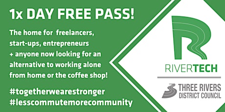 FreePassWednesday- FREE Day Pass To Work At Rivertech, Rickmansworth!