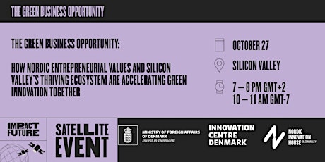 Nordic entrepreneurial values and Silicon Valley's Thriving Ecosystem primary image