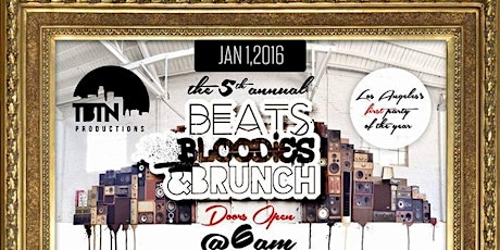 5th Annual Beats, Bloodies, and Brunch - New Year's Day - NYE LA after party primary image