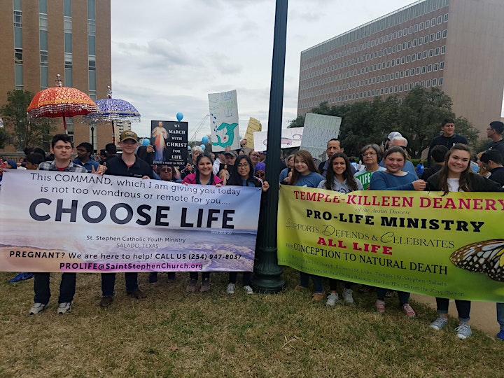 Killeen-Temple ProLife Bus Ride to the Rosary, Mass & TX Rally for Life image