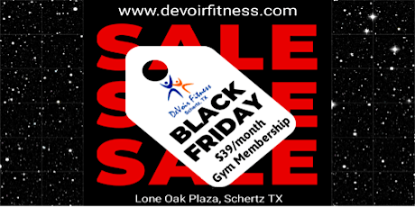 Black Friday  Sale "Gym Membership" primary image