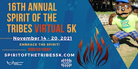 16th Annual Spirit of the Tribes Virtual 5K