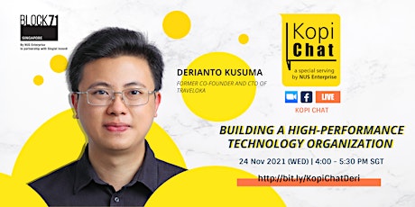 Kopi Chat With Derianto Kusuma, Former Co-founder and CTO of Traveloka