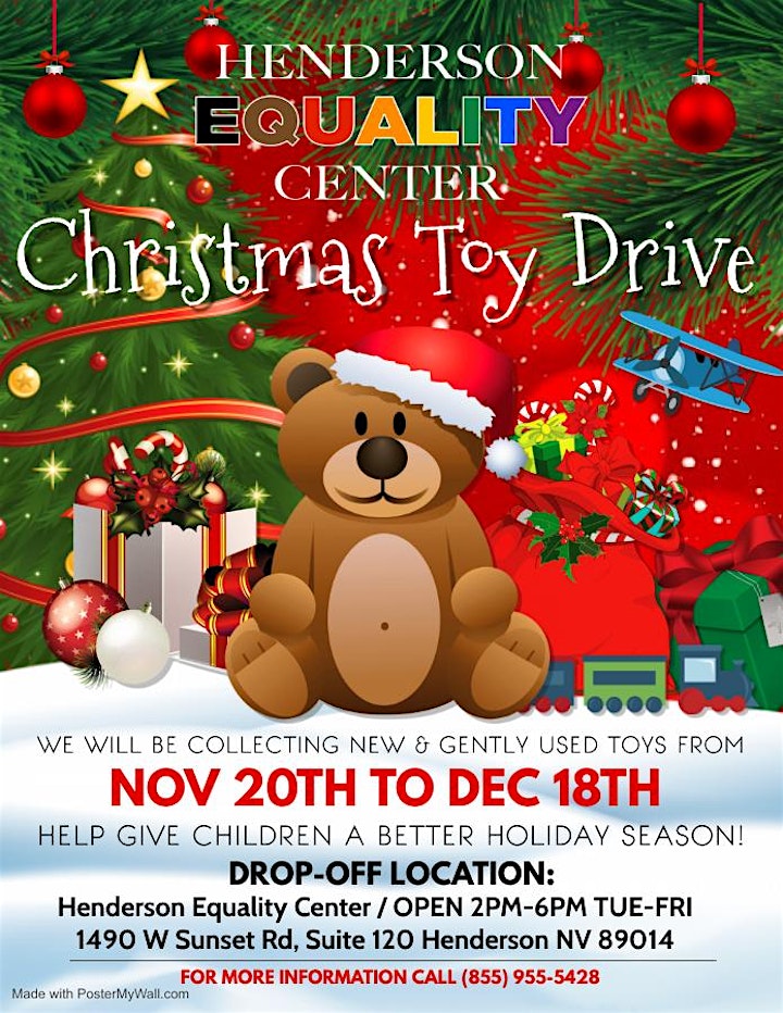 Henderson Equality Center Toy Drive Registration image