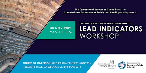 Qld Resources Industry's Lead Indicators Workshop