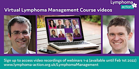 Virtual lymphoma management course - video recordings primary image