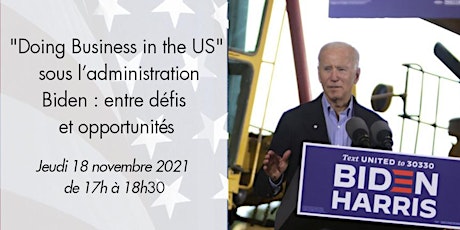 Webinar "Doing Business in the US" sous l'administration Biden