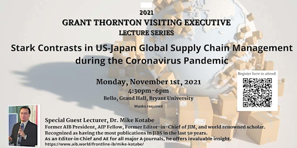 Grant Thornton Visiting Executive Lecture Series 2021
