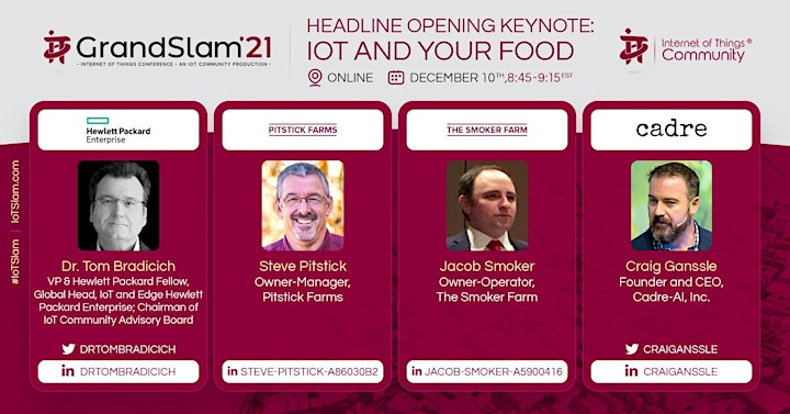 IoT Grand Slam 2021 Internet of Things Conference image
