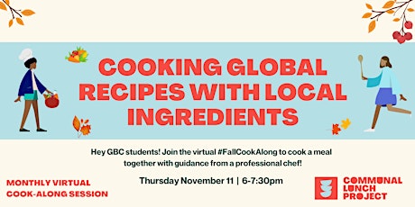 CLP Fall Cook-Along: Cooking Global Recipes With Local Ingredients (GBC) primary image