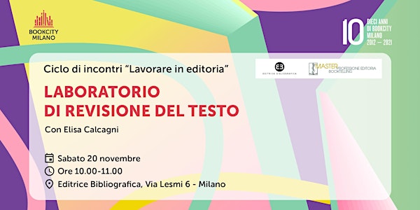 Lavorare in editoria. Laboratorio di revisione del testo