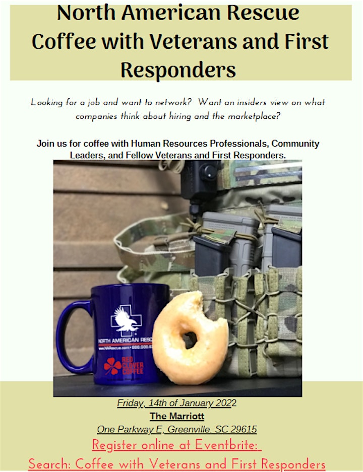  Coffee with Veterans and First Responders- January 2022 image 