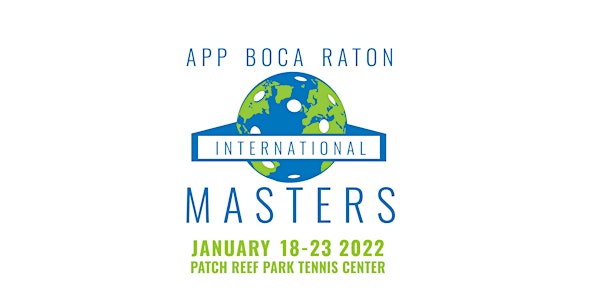 2022 APP Boca Raton 75K Masters ..USA Pickleball GOLDEN TICKET Series event