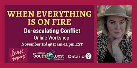 When Everything is On Fire: De-escalation Conflict Training primary image