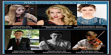 2021 WMC Scholarship Winners' Recital - **CANCELLED DUE TO COVID** primary image