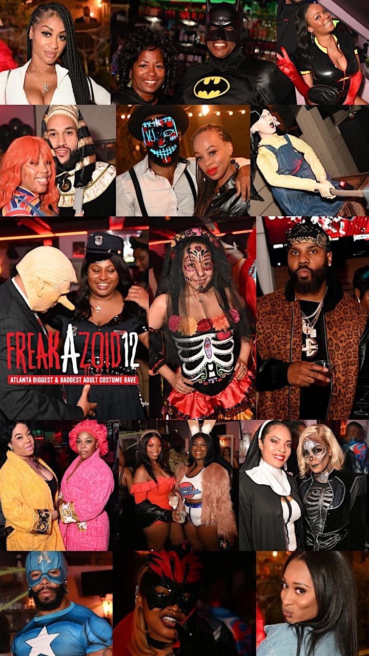 FREAKAZOID 14: Atlanta's Biggest & Baddest Adult Halloween Costume Rave! image