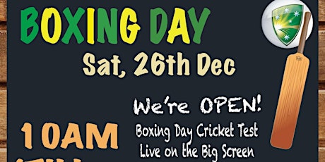 BOXING DAY Cider & Cricket @ The Cider House primary image