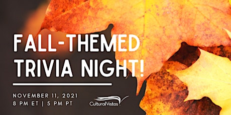 Join Us for a Fall-themed Trivia Night! primary image