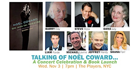 Talking of Noël Coward... A Concert Celebration & Book Launch primary image