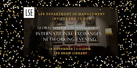 GMiM International Exchanges Evening primary image