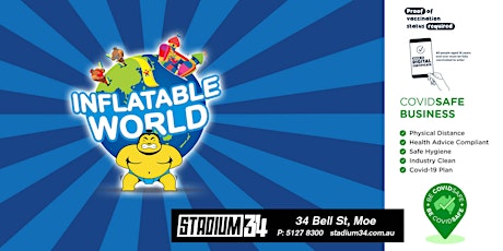 INFLATABLE WORLD GIPPSLAND  - Session Tickets tickets