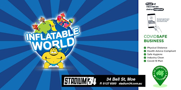 INFLATABLE WORLD GIPPSLAND  - Session Tickets
