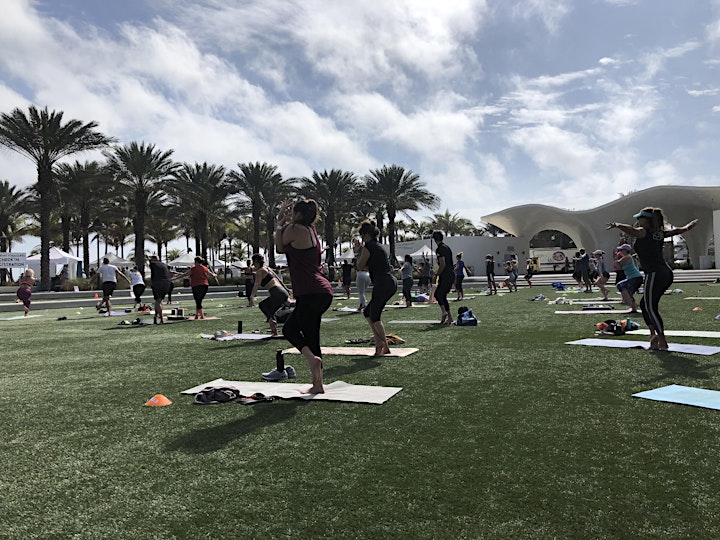 Yoga Flow on the Grand Lawn, Cool Treats, Premier Market & Beach! image