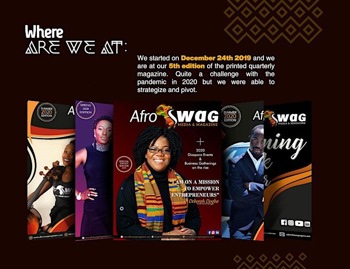 Afro Swag Magazine Annual Gala Night and 2 Years Anniversary Celebration image