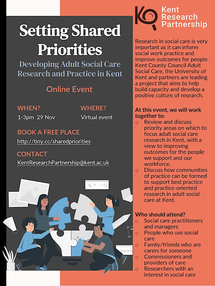 
		Setting Shared Priorities: Adult Social Care Research and Practice in Kent image
