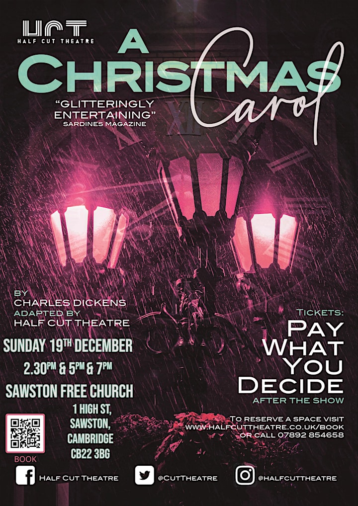 
		Half Cut Theatre's A Christmas Carol @ Sawston Free Church 5PM image
