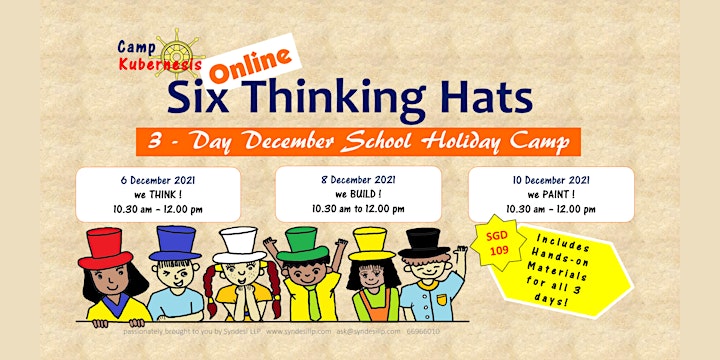 
		Six Thinking Hats - introducing design thinking for kids  (STEAM) image
