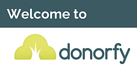Welcome to Donorfy!