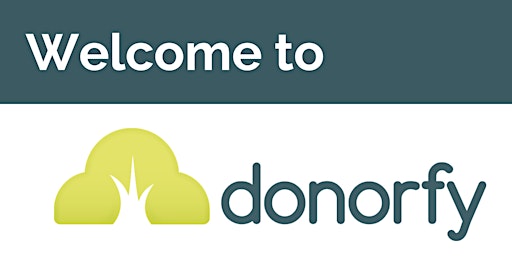 Welcome to Donorfy! primary image