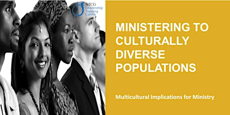 (Course cancelled) NTCG - Ministering to Culturally Diverse Populations