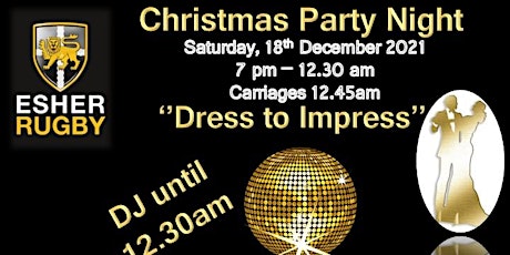 Esher Rugby 'Dress to Impress' Christmas Party primary image