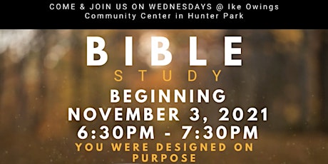 Open Discussion Bible Study tickets