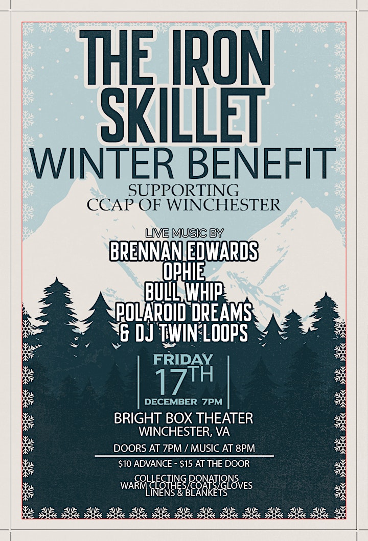 Winter Benefit Show ft Brennan Edwards, Ophie, Bull Whip, + more! image