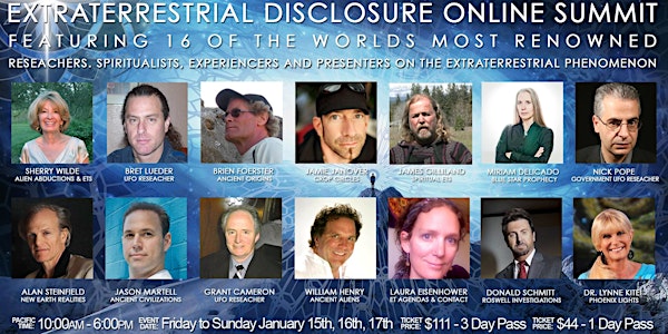 Extraterrestrial Disclosure Online 3 Day Summit