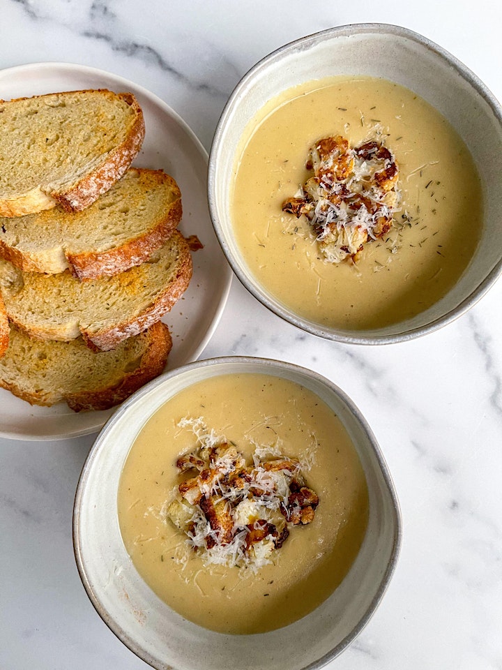 
Creamy Soups and Bread Making Class image
