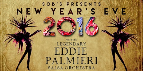 SOB’s presents Tropical Paradise with Eddie Palmier New Year’s Eve 2016 primary image