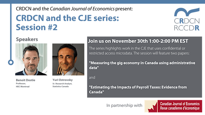 
		CRDCN and the Canadian Journal of Economics series #2 image
