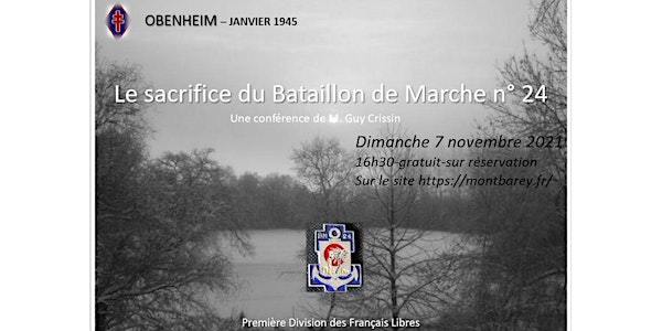 Le sacrifice du Bataillon de Marche BM 24-  Janvier 1945