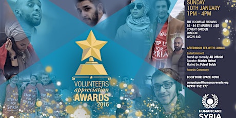 HCS's Volunteers Appreciation Awards 2016 primary image