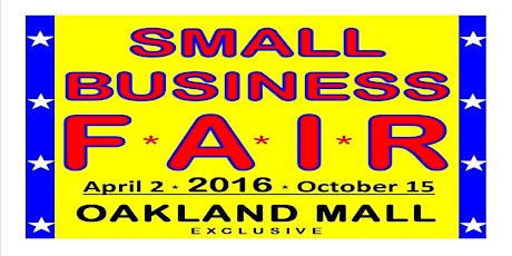 Oakland Mall Small Business Fair, April 2, 2016, exhibitor (marjoh) primary image